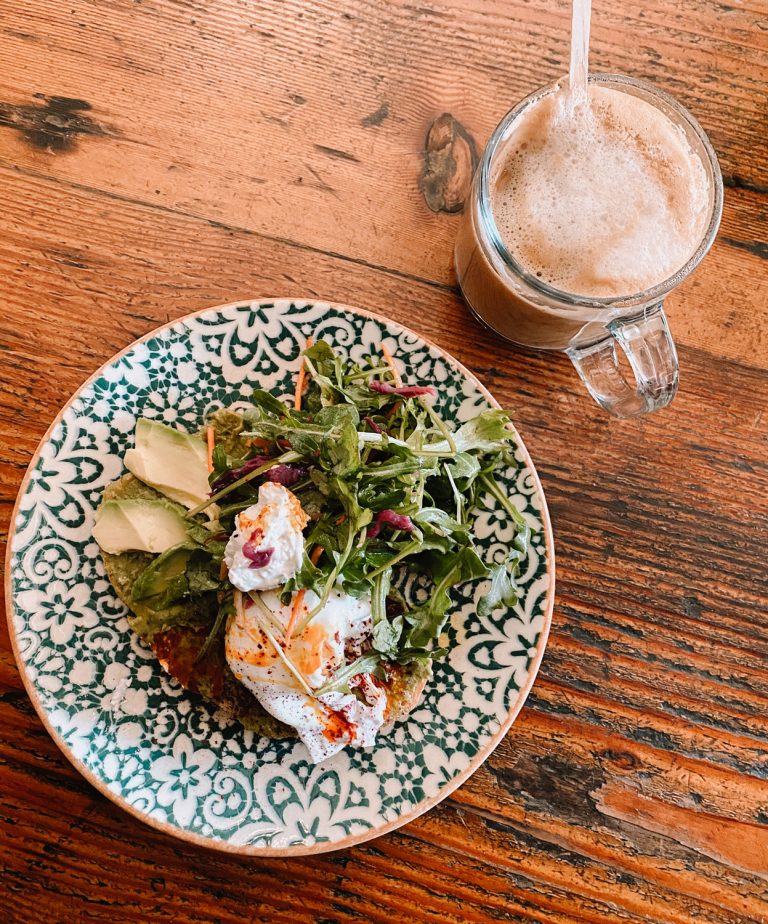 Avocado toast at Cafe21, Gaslamp