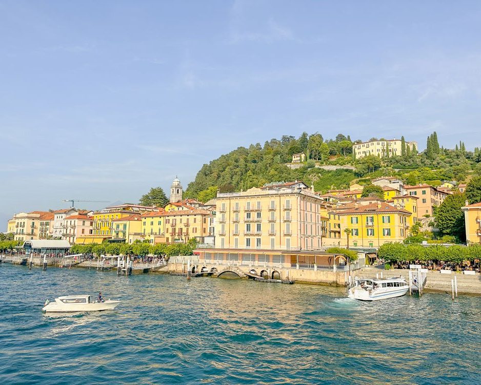 The Best Private Boat Tours Lake Como 16 Lake side town Bellagio's beautiful homes from the water